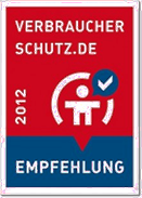 Empfohlen von Verbraucherschutz.de